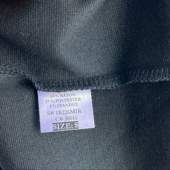 Casual Corner by Green Envelope Women's NWT Black Knit Stretch Mini Skirt S/W27 - Picture 6 of 7